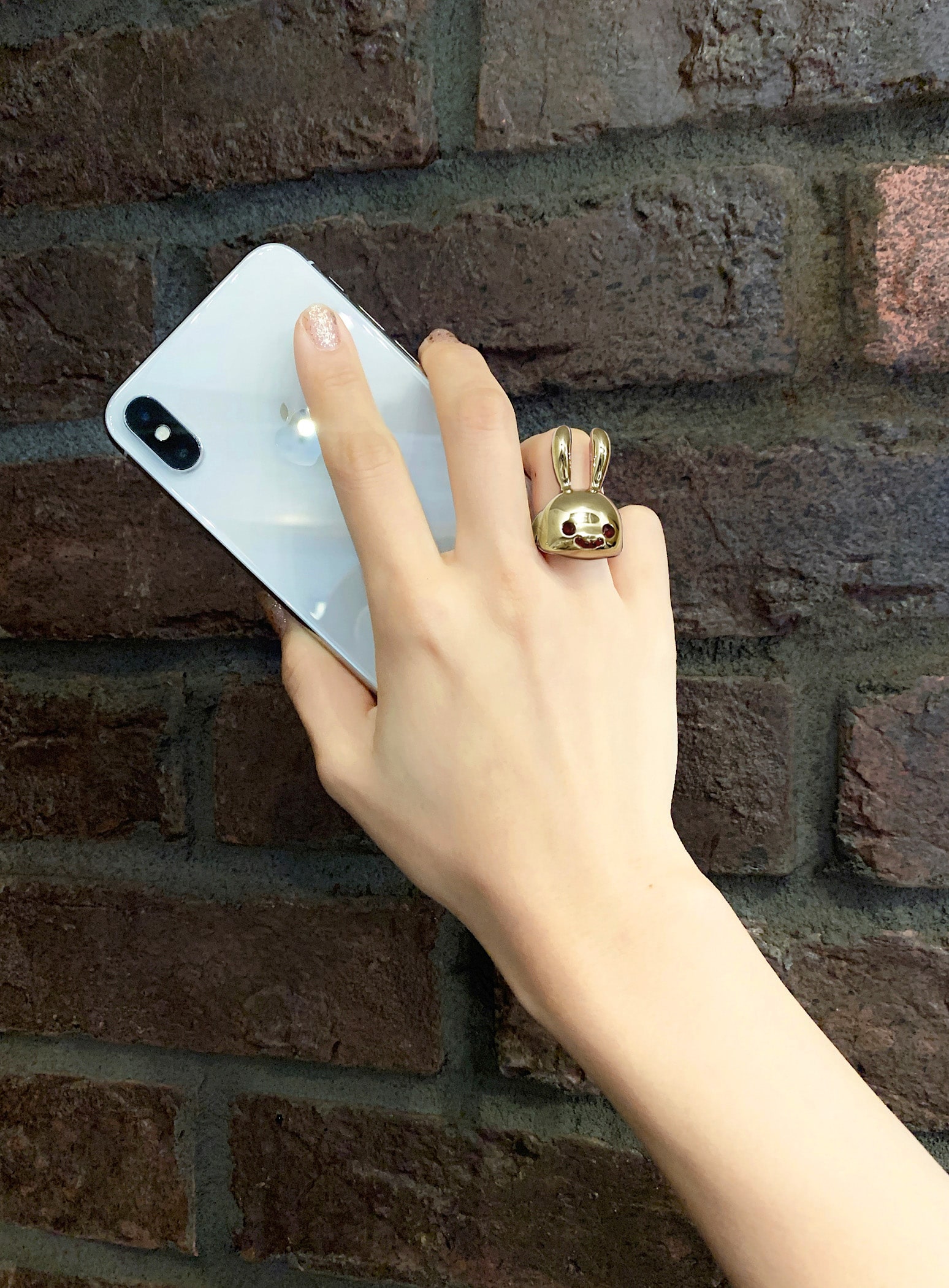 つるつるリング ガーネット｜ウサギがいる｜CUNE ONLINE STORE