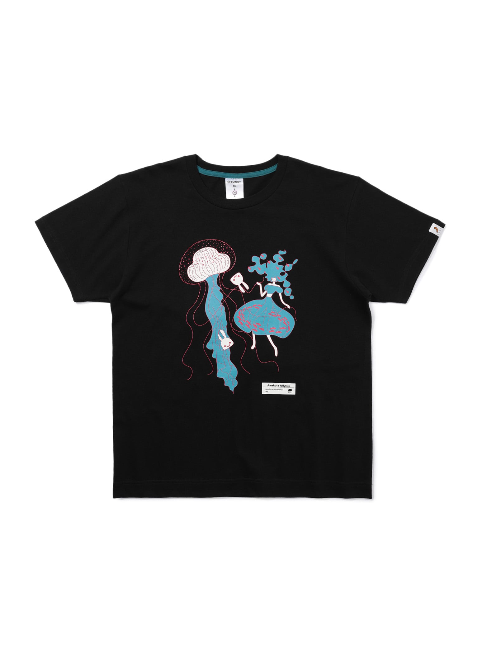水族館のおみやげTシャツ アマクサクラゲ｜ウサギがいる｜CUNE ONLINE