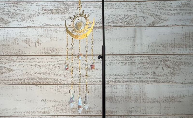 サンキャッチャー（太陽と月） - ハンドメイドとドール・雑貨のお店<br