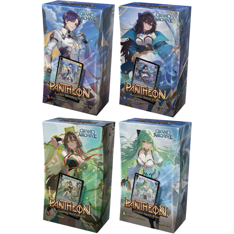 Grand Archive TCG - Radiant Origins: Pantheon Deck Set (4 Decks