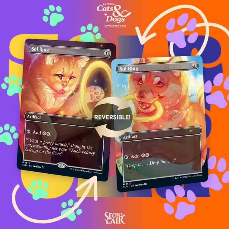 猫犬の統率者デッキ「Raining Cats and Dogs」がSecretLairに！内容