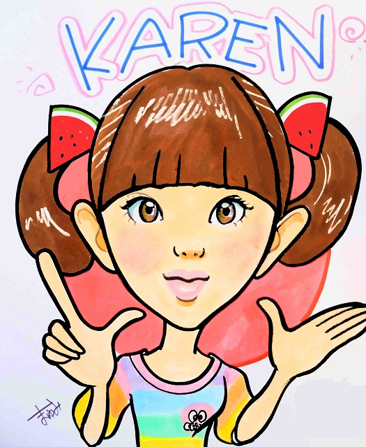 似顔絵講座 2水｜ヨークカルチャーセンター上永谷｜横浜市港南区