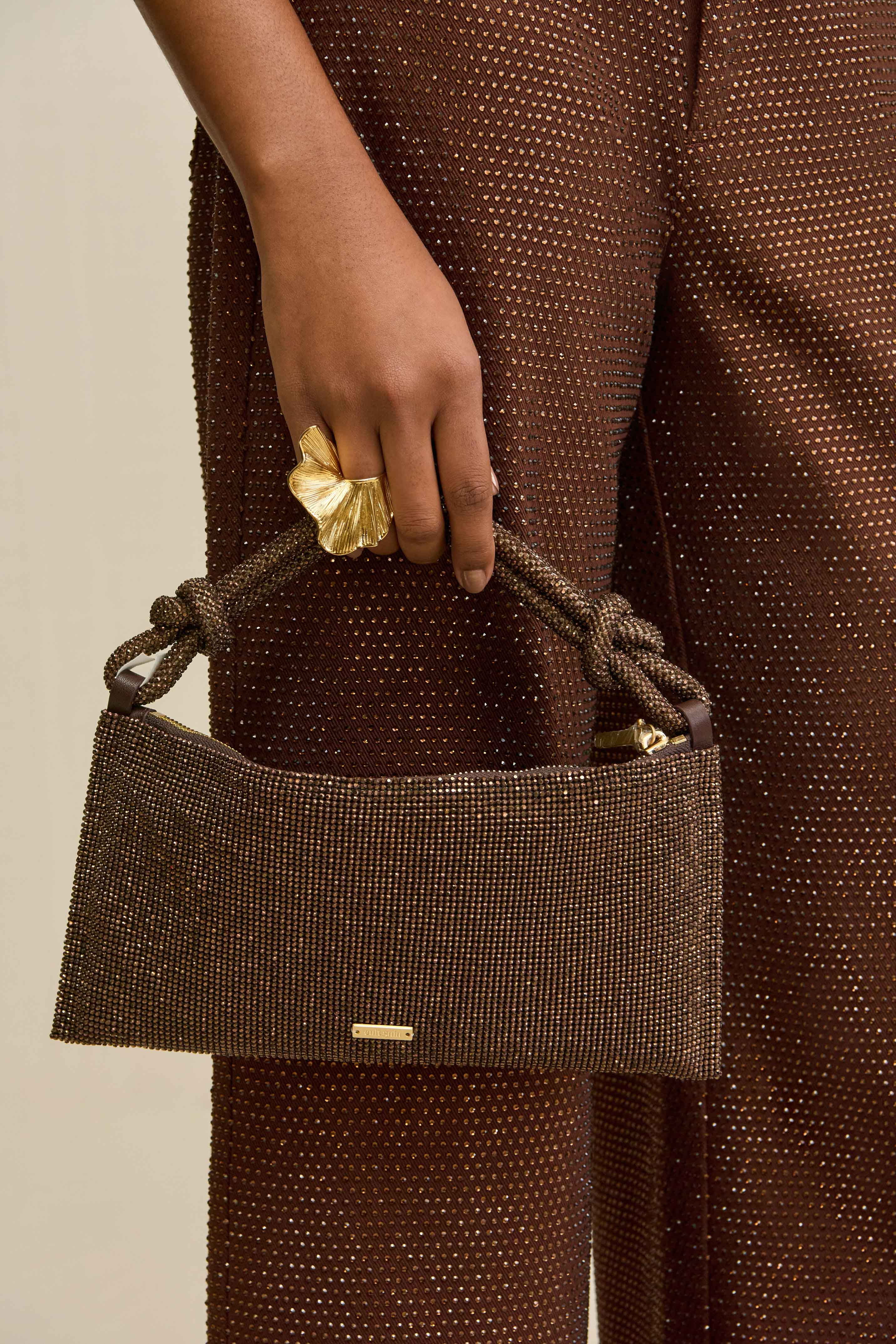 HERA NANO RHINESTONE SHOULDER BAG - JAVA – CULT GAIA