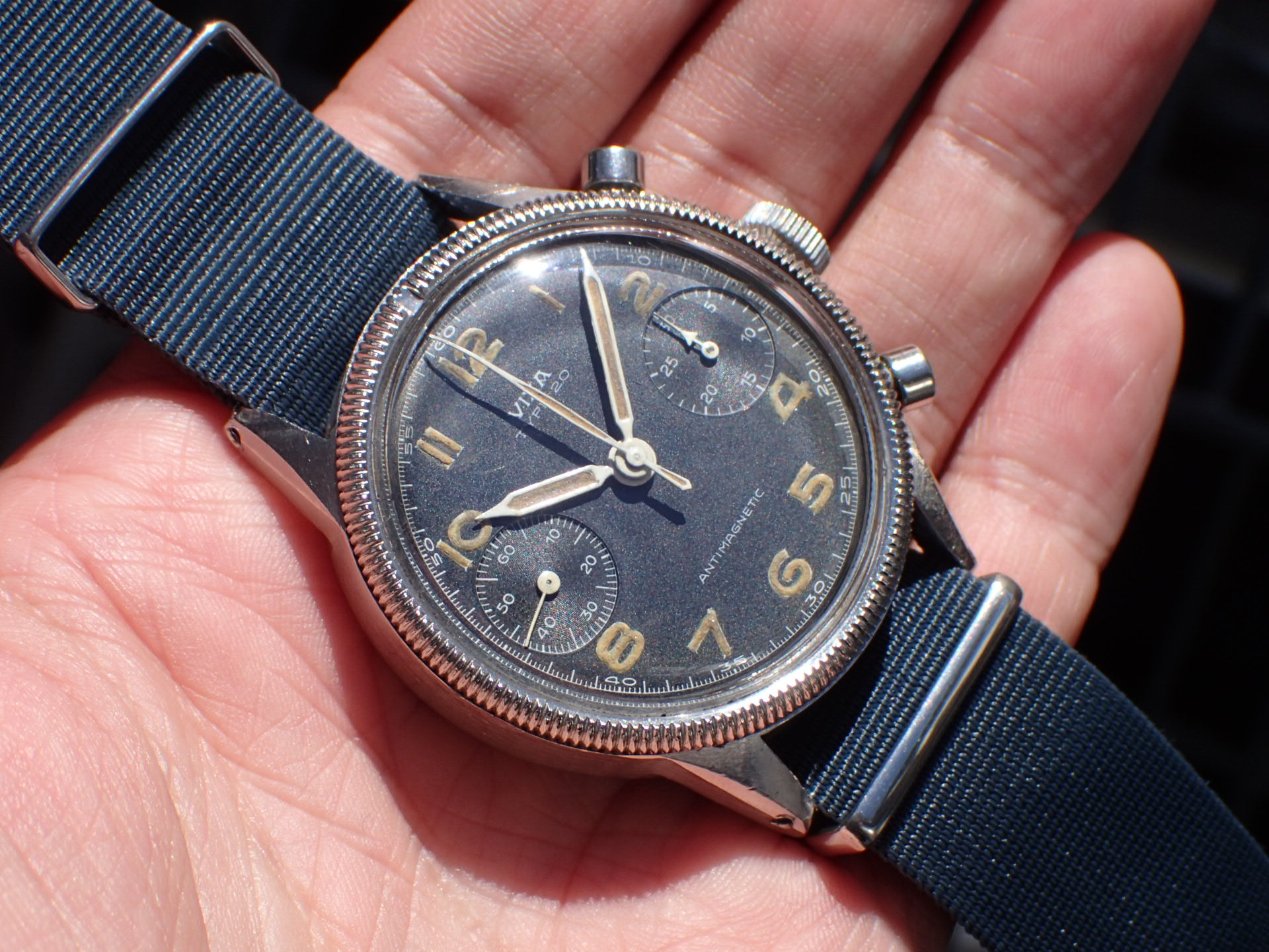 ヴィクサ TYPE 20 フランス空軍 フライバッククロノグラフ 1950年代