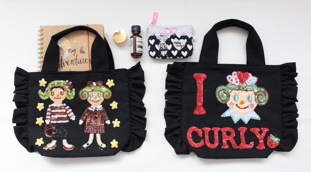 新作☆サイドフリルトートバッグ - カーリーコレクション