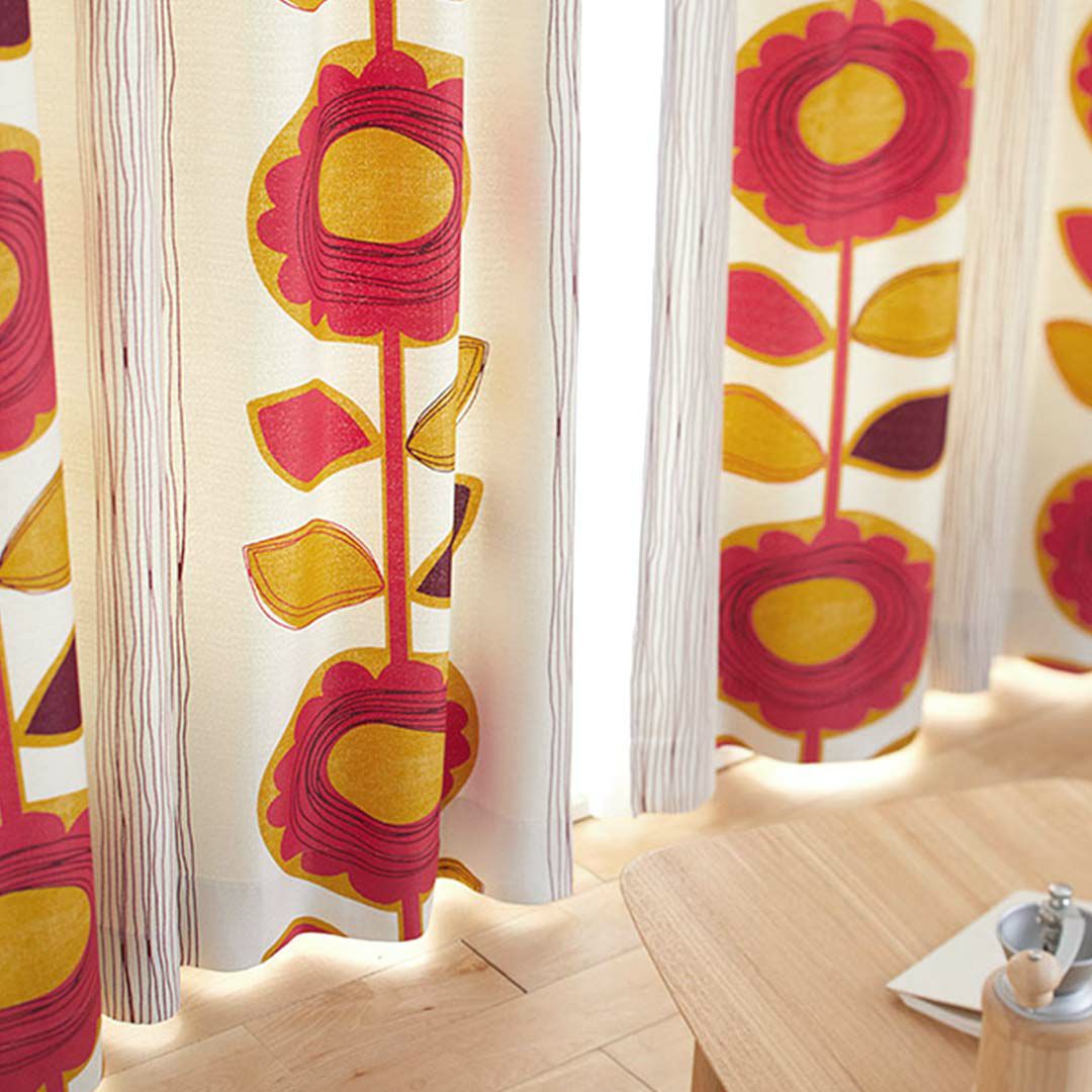 遮光カーテン サンフラワー 遮光2級 形状記憶 100×178cm｜スミノエ公式通販