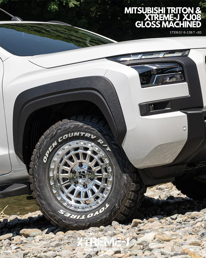 トライトン専用 MLJ エクストリーム-J XJ08 グロスマシンド 17インチ