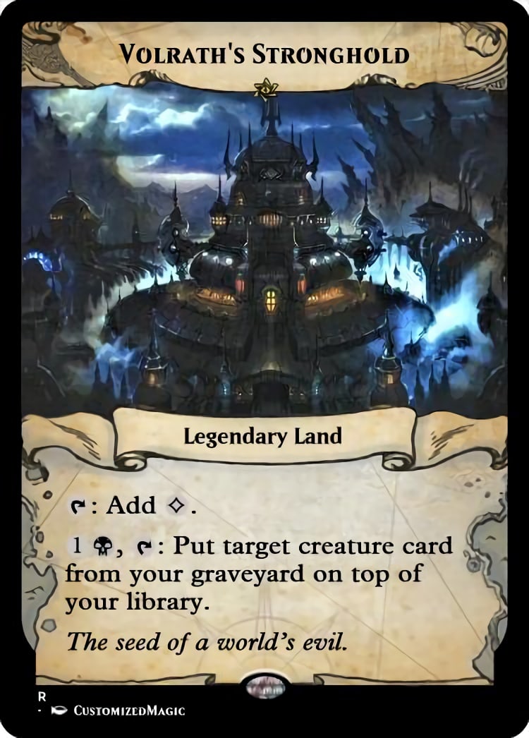 Volrath's Stronghold | Magic The Gathering Proxy Cards