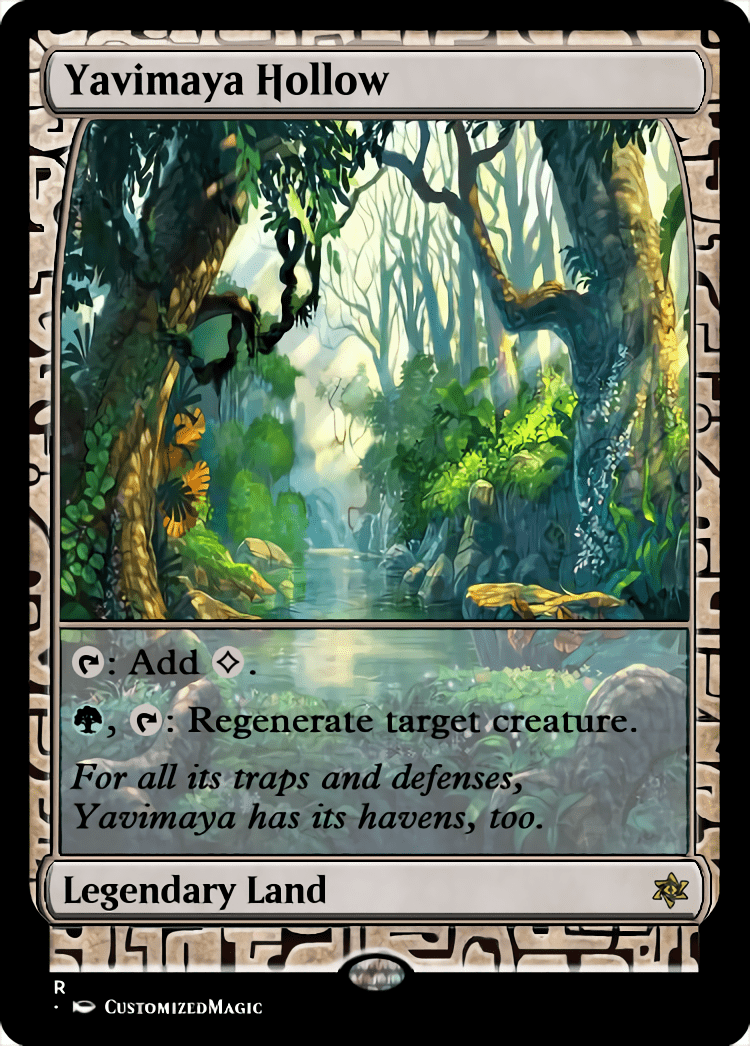 Yavimaya Hollow | Magic The Gathering Proxy Cards