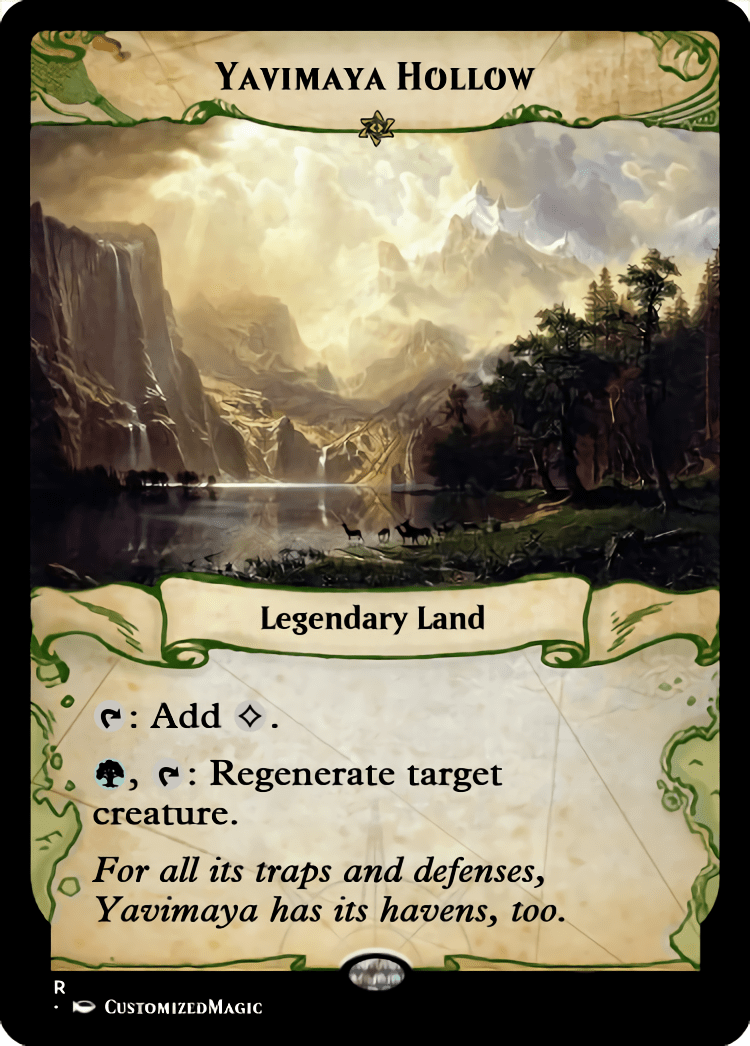 Yavimaya Hollow | Magic The Gathering Proxy Cards