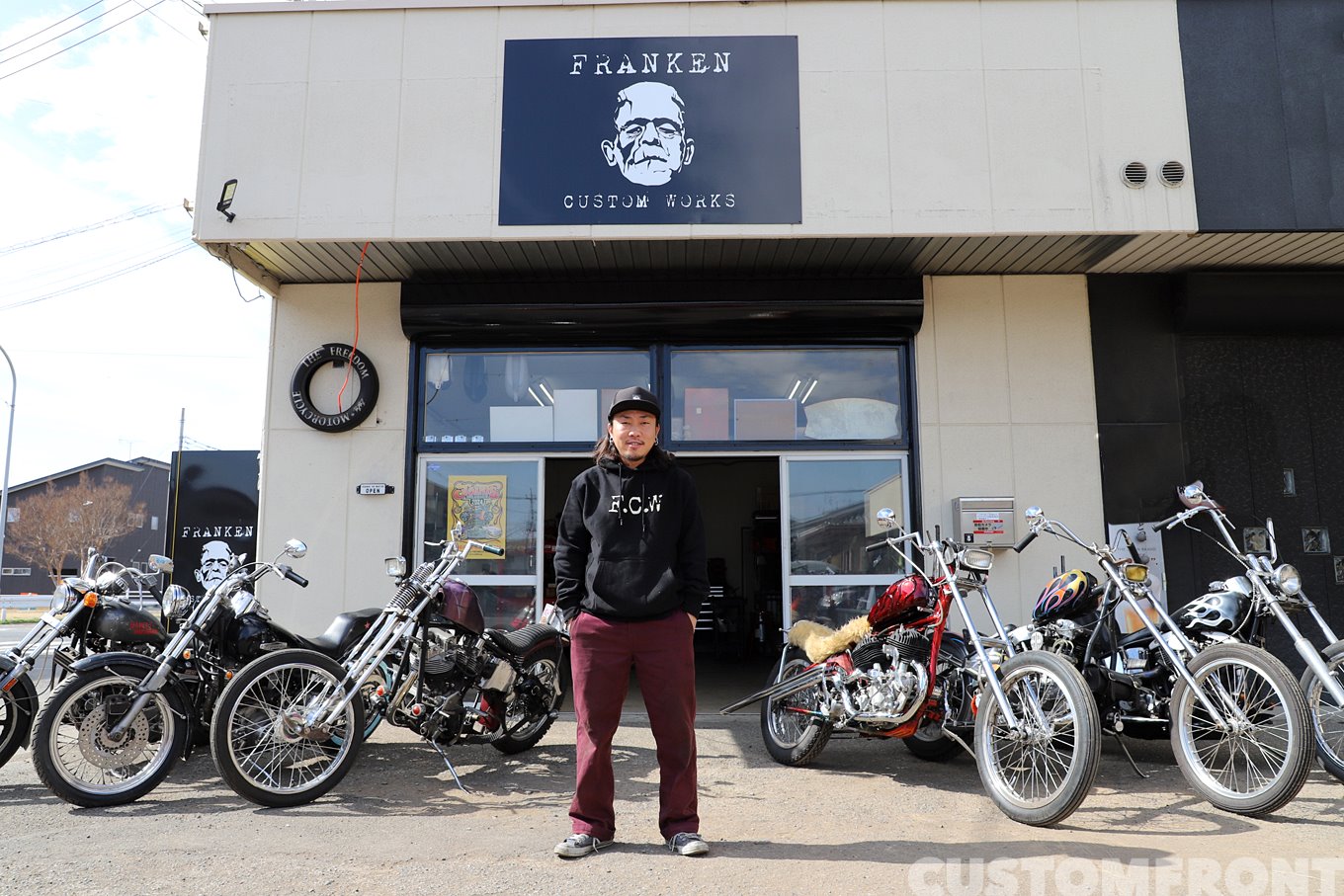 フランケンカスタムワークス FRANKEN CUSTOM WORKSのハーレーショップ