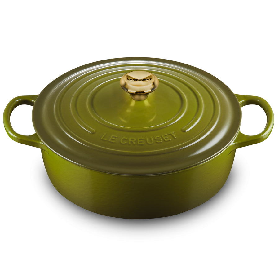 Le Creuset Olive Dutch Oven - Copper Knob, 6.75-qt Wide – Cutlery