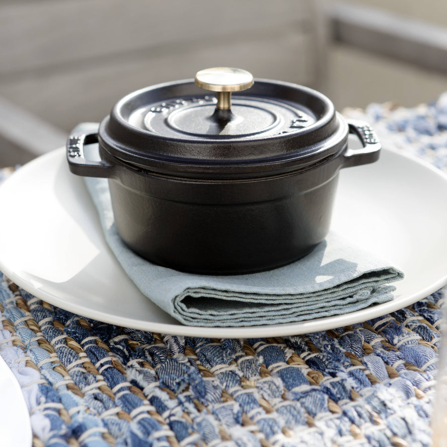 Staub Mini Round Dutch Oven - Cast Iron - Matte Black – Cutlery