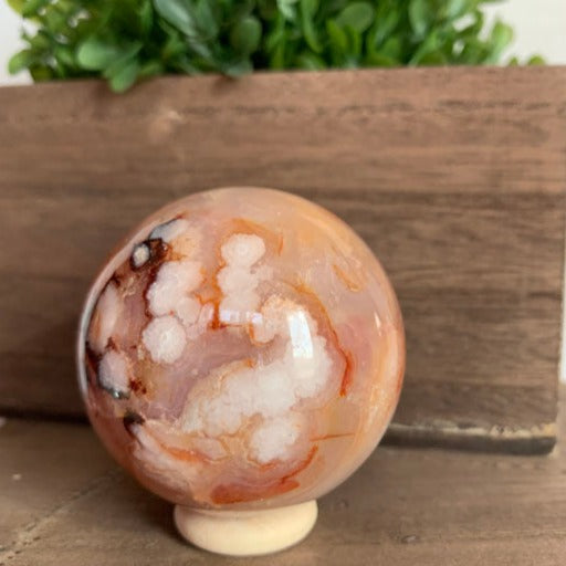 Carnelian Flower Agate – Cyan Moon Crystals