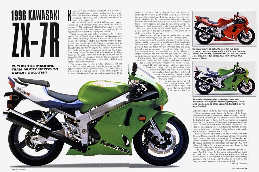 1996 Kawasaki Zx-7r | Cycle World | DECEMBER 1995