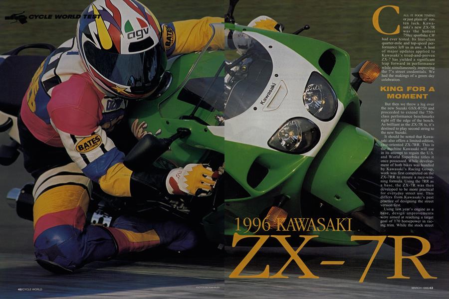 1996 Kawasaki Zx-7r | Cycle World | MARCH 1996