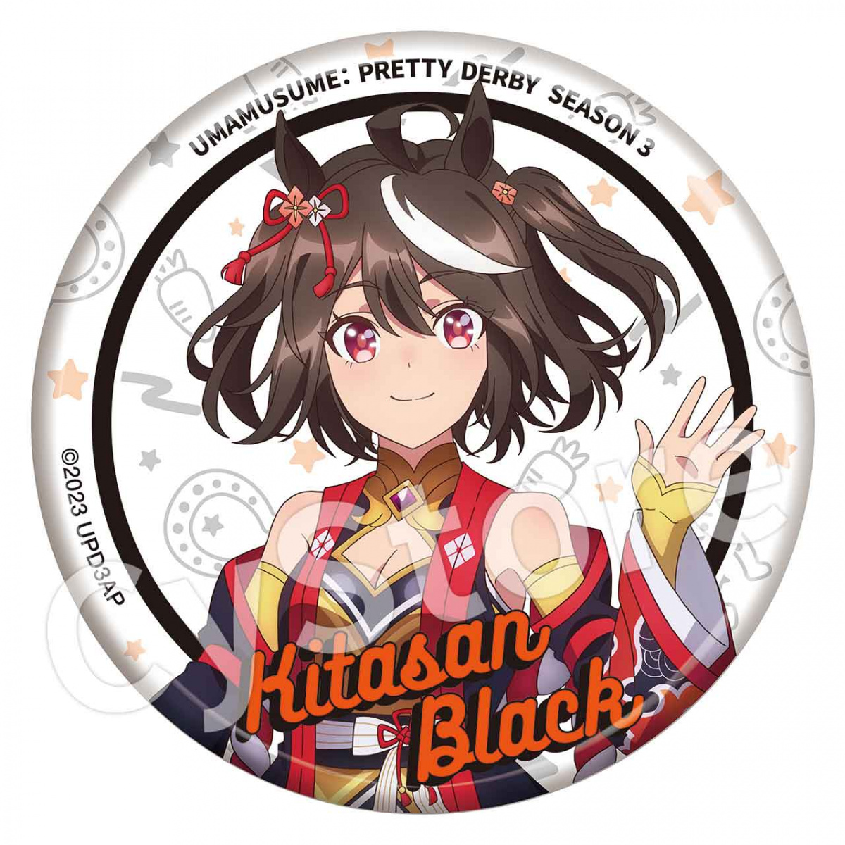 ウマ娘 シンボリルドルフ きゃらドリ 缶バッジ レア ウマ娘