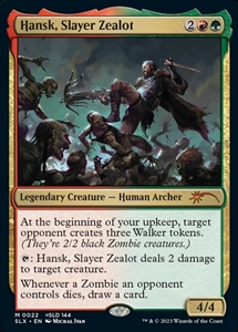 FOIL] Hansk, Slayer Zealot (Daryl, Hunter of Walkers) - Secret