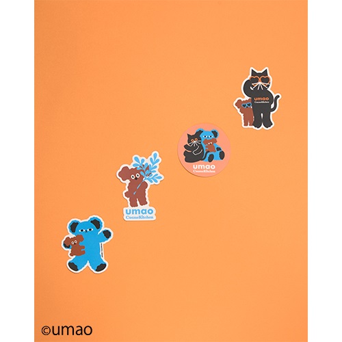 Cosme Kitchen】＜umao＞ステッカー2PセットA ｜Biople WEB STORE