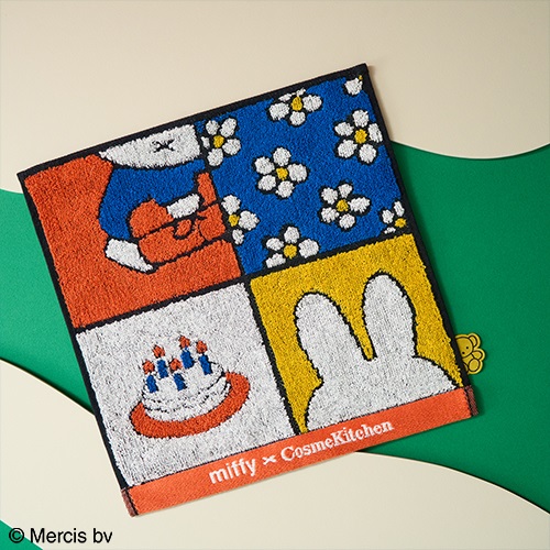 Cosme Kitchen】＜miffy＞ハンカチタオル 4分割 ｜Biople WEB STORE