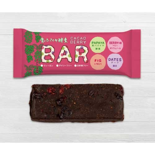 Bio-Normalizer】青パパイヤ酵素入り カカオベリーバー ｜Biople WEB