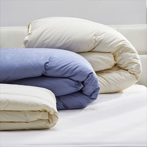 SEVENDAYS 組み合わせて使える羽毛合掛けふとん［ダック］(（シングル