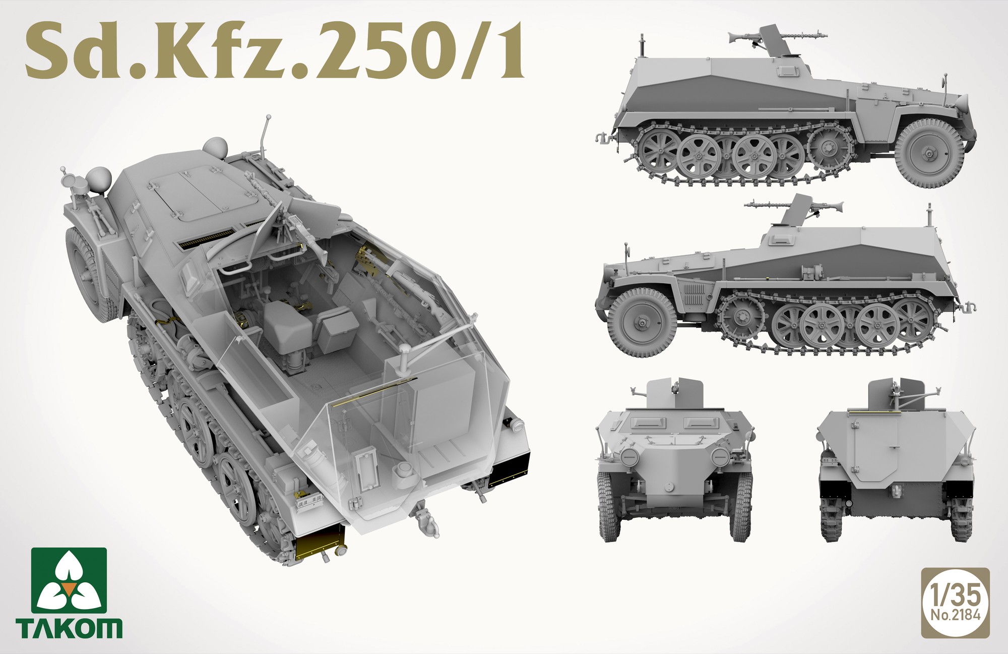 1/35 Sd.Kfz.250/1 軽装甲兵員輸送車 - (株)ビーバーコーポレーション