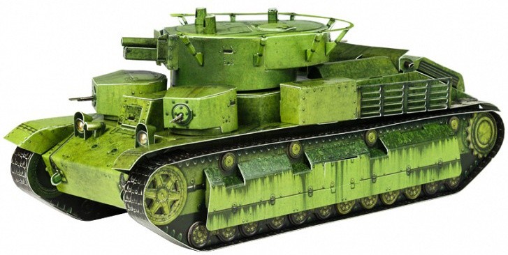 1/35 T-28 多砲塔戦車 - (株)ビーバーコーポレーション