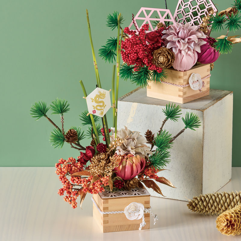 プリザーブド,造花,アーティフィシャルフラワー,問屋,東京堂,お正月