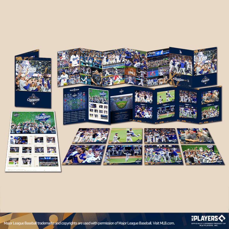 ロサンゼルス・ドジャース プレミアムフレーム切手セット｜郵便局の