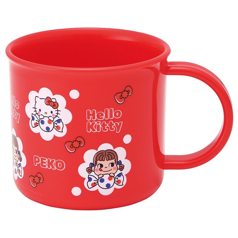 抗菌 食洗機対応 プラコップ PEKO×Hello Kitty なかよし KE4AAG｜郵便