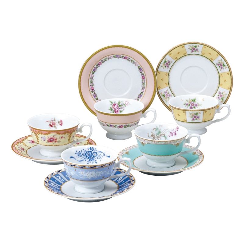 ナルミ 5客アソート碗皿｜郵便局のネットショップ