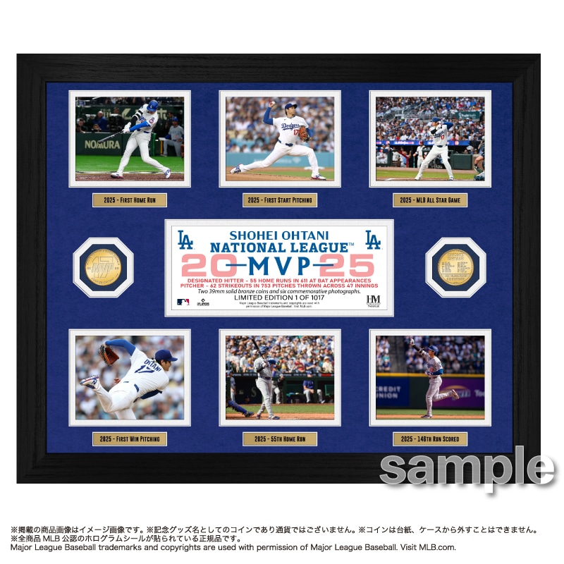 ドジャース 大谷翔平 2025 NL MVP 受賞記念 DXフォトミント｜郵便局の