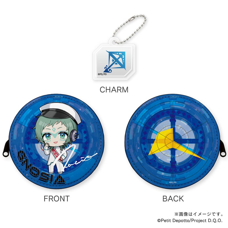 グノーシア アクリルチャーム付きミニウォレットポーチ・学園ユーリ