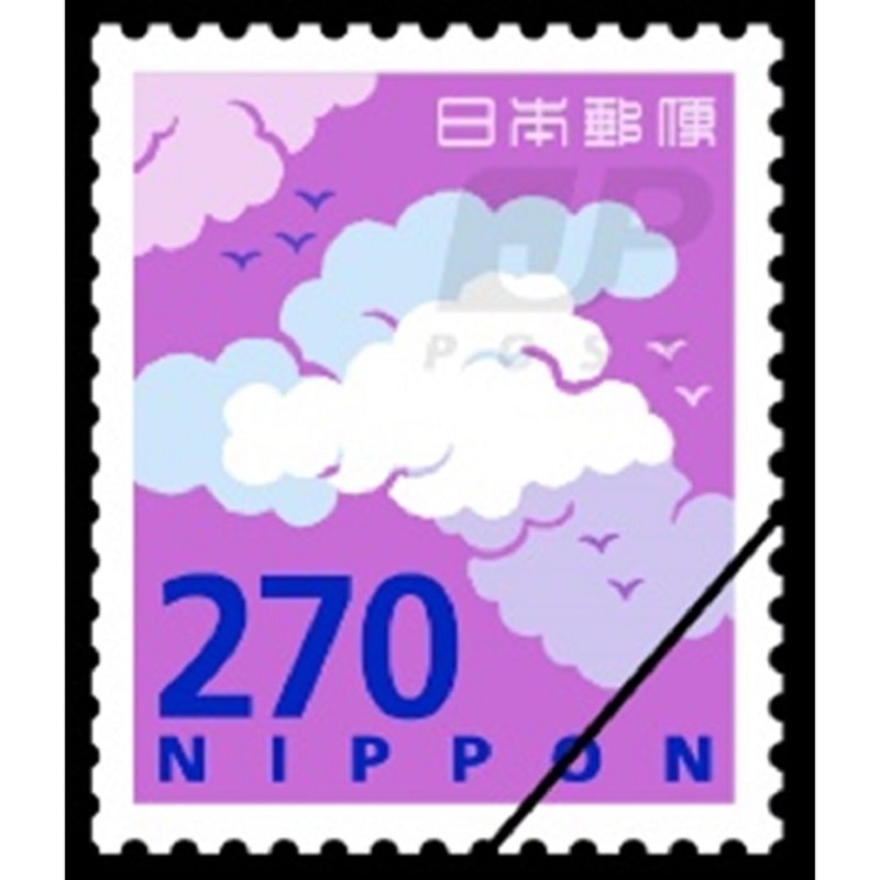 のり式】270円普通切手・雲（1シート100枚）｜郵便局のネットショップ