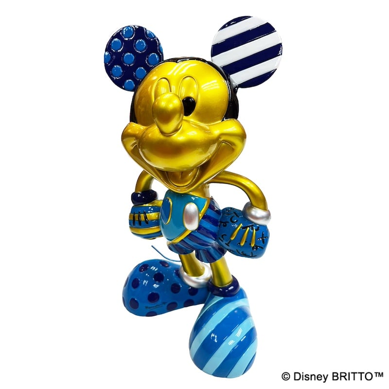 DISNEY×BRITTO ミッキースタチュー 世界2000個数量限定販売 <ブルー