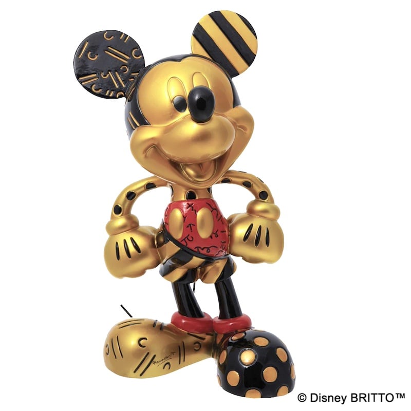 DISNEY×BRITTO ミッキースタチュー 世界2000個数量限定販売 <レッド