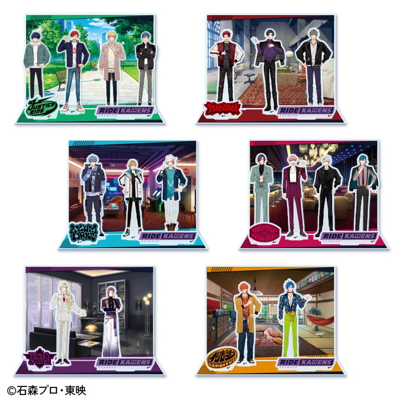 Thank you「ライドカメンズ」クラスアクリルジオラマスタンド