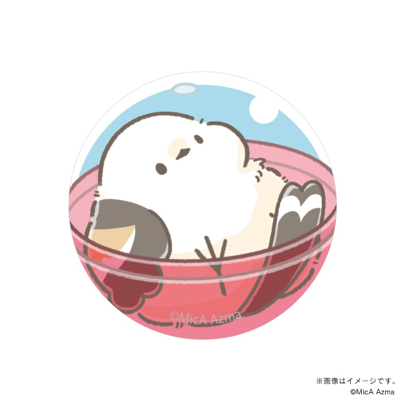 吾妻まいか・シマエナガ ガラスマグネット カプセル｜郵便局のネット