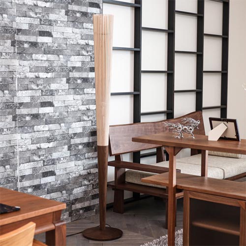 飛騨家具 MOARE モアレ Nido ニド フロアスタンド 国産家具 無垢
