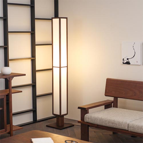 飛騨家具 MOARE モアレ 丈 フロアスタンド 国産家具 無垢 フロアライト