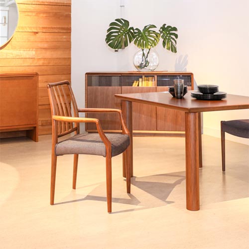 飛騨家具 nissin 日進木工 Grow グロウ チェア 縦格子 国産家具 無垢