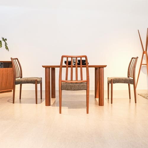 飛騨家具 nissin 日進木工 Grow グロウ チェア 縦格子 国産家具 無垢