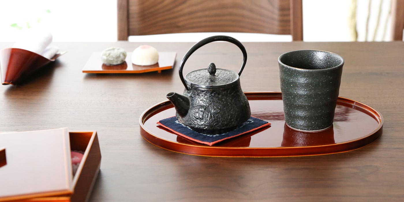 飛騨春慶 元田漆器 長手盆 伝統工芸品 木製 トレー | MUKU工房