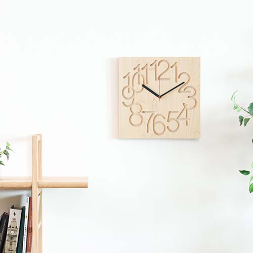 旭川家具 cosine コサイン Mukudokei ムク時計 大 国産クラフト 木製