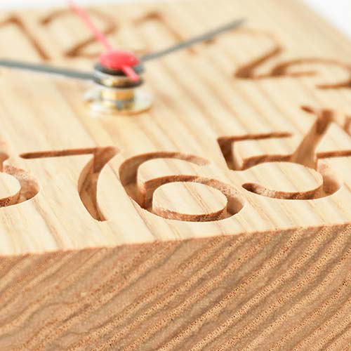 旭川家具 cosine コサイン Mukudokei ムク時計 小 国産クラフト 木製