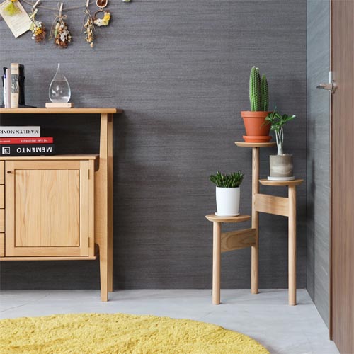 旭川家具 cosine コサイン Plant プラント スタンド 国産クラフト 木製