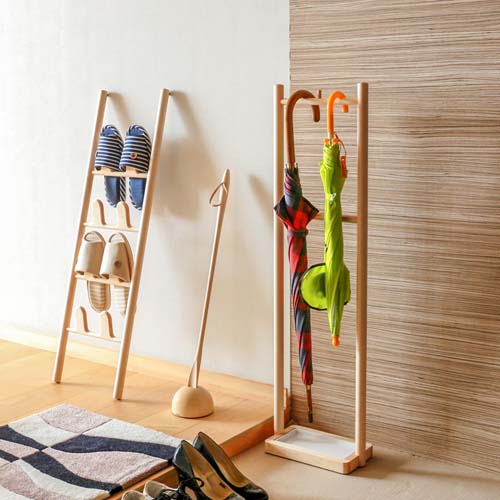 旭川家具 cosine コサイン レイニーラック 国産クラフト 木製 傘立て