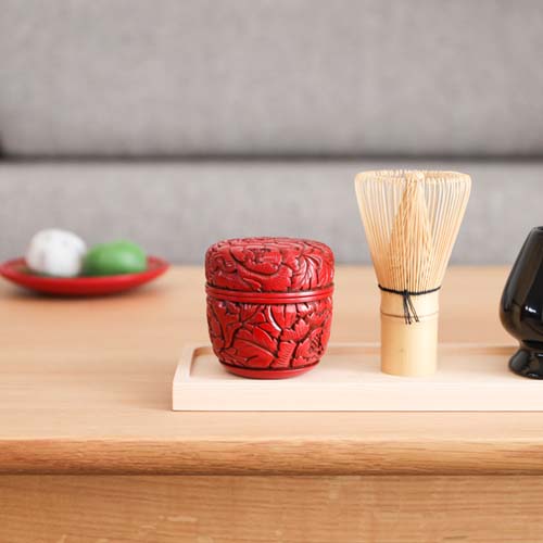 村上木彫堆朱 藤井漆工 棗 伝統工芸品 木製 茶筒 | MUKU工房