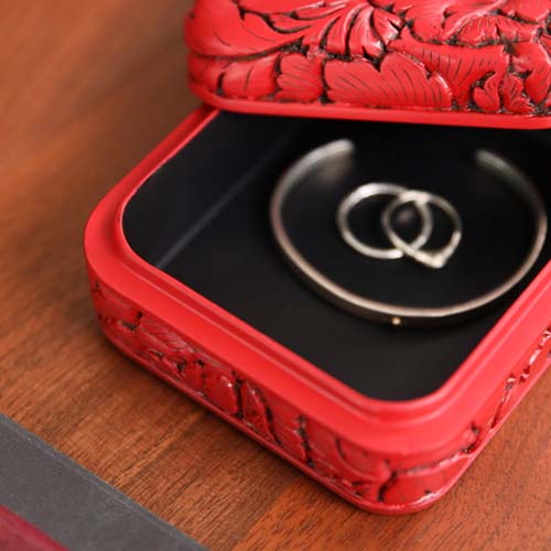 村上木彫堆朱 藤井漆工 小箱 伝統工芸品 木製 小物入れ | MUKU工房